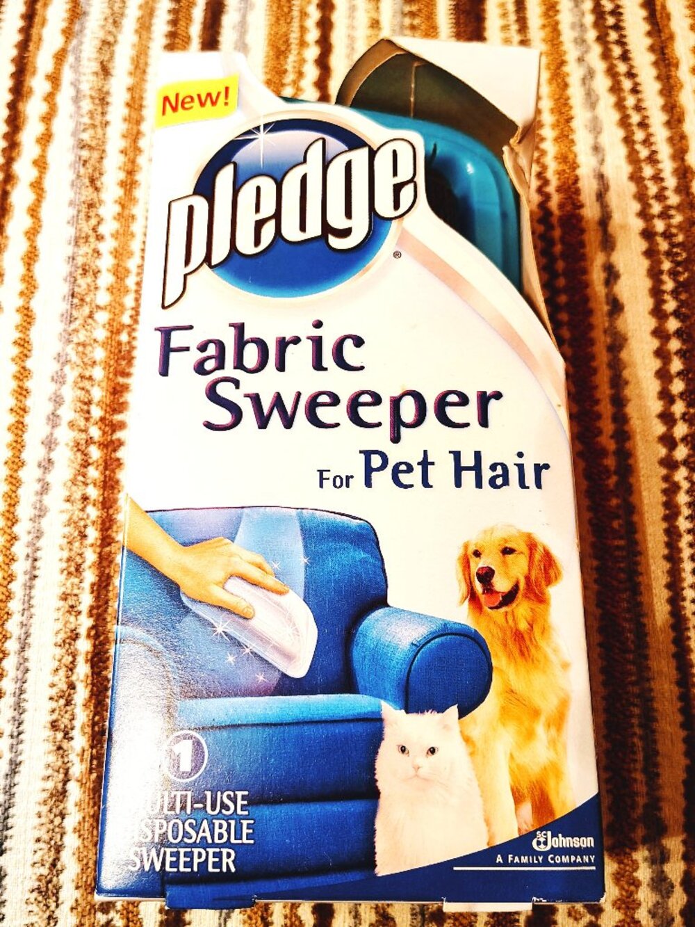 Pledge Fabric Sweeper For Pet Hair 1 Multi Use Disposable Sweeper New In Box